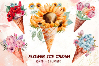 Flower Ice Cream Bundle