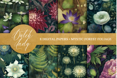 Mystical Forest Foliage Patterns