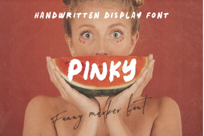 Pinky - Bold Handwritten Font
