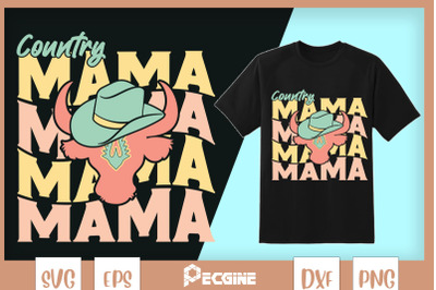 Country Mama Retro Western Mother Day