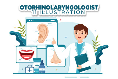 11 Otorhinolaryngologist Illustration