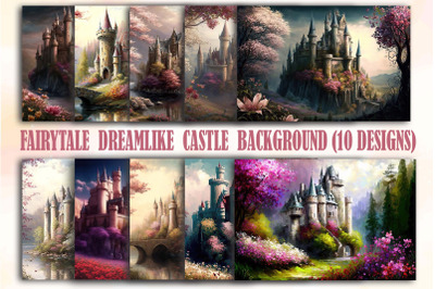 Fairytale Dreamlike Castle Backgrounds
