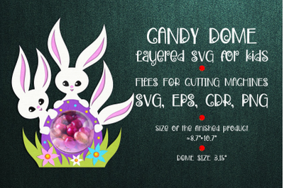 Easter Bunnies | Candy Dome Template