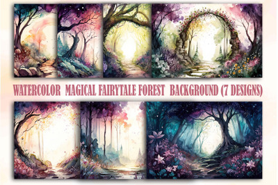 Magical Fairytale Forest Backgrounds