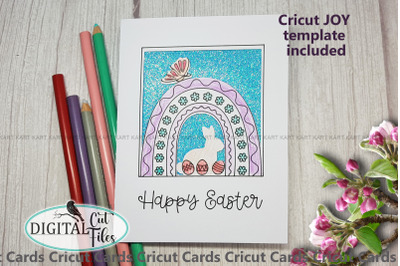 Happy Easter card svg Cricut Joy Maker Explore Air