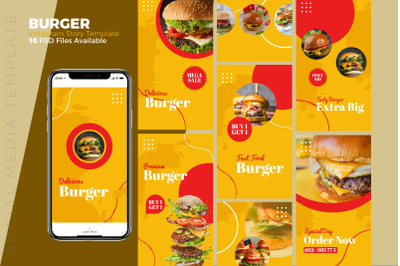 Burger - Instagram Story Template