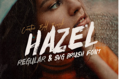 Hazel Brush &amp; SVG Font
