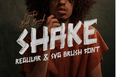 SHAKE Brush &amp; SVG Font