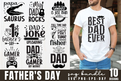 Happy Father&#039;s Day SVG bundle