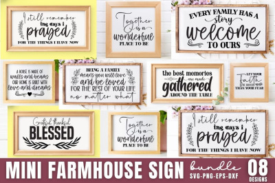 Farmhouse Sign SVG Bundle