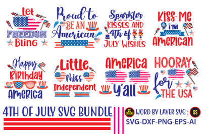 4th of july SVG Bundle,4th July ,Designs 4th Of July Design ,Svg T-shi