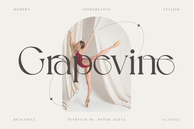 Grapevine - Modern Serif Font