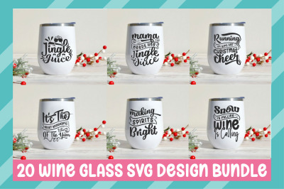 Wine Glass Svg Design Bundle