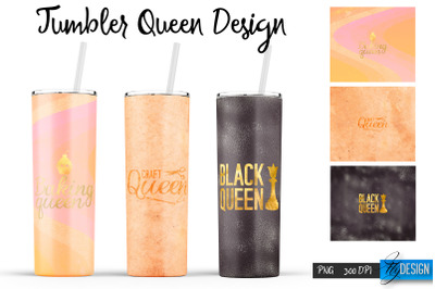 Queen Tumblers | Queen Tumbler Sublimation | PNG 20 Oz Tumbler