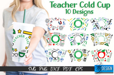 Teacher SVG | Teacher Wrap SVG | Cold cup Wrap SVG | School Cold Cup |