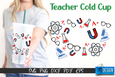 Teacher SVG | Teacher Wrap SVG | Cold cup Wrap SVG | School Cold Cup |