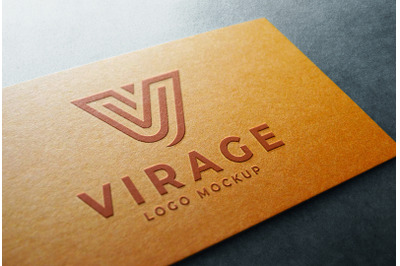 Embossed Logo Mockup