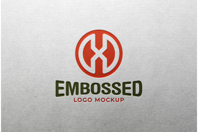 Embossed Logo Mockup