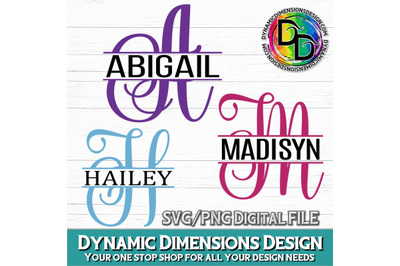 Split Monogram Alphabet SVG&2C; PNG&2C; Split Monogram Frame Alphabet&2C; Cut F