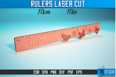 Rulers Laser Cut SVG | Rulers SVG Design | CNC Files