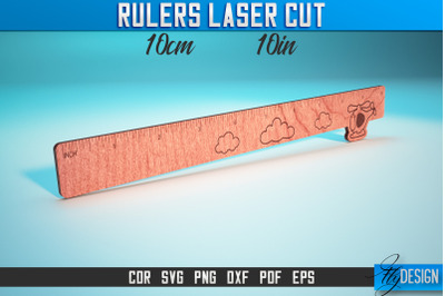 Rulers Laser Cut SVG | Rulers SVG Design | CNC Files