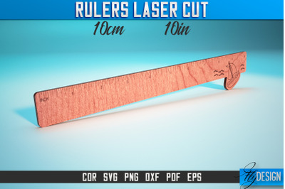 Rulers Laser Cut SVG | Rulers SVG Design | CNC Files