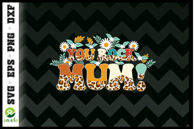 Groovy Mama Mum Floral Mother&#039;s Day