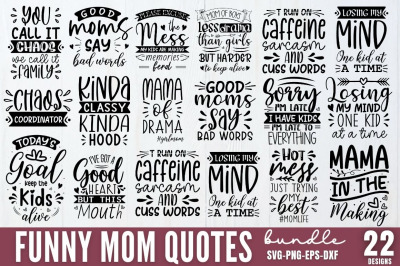 Funny Mom SVG bundle, Funny Mom SVG