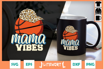 Mama Vibes Basketball Leopard