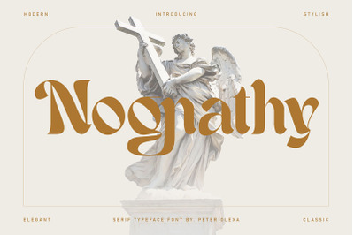 Nognathy - Artistic Serif Font