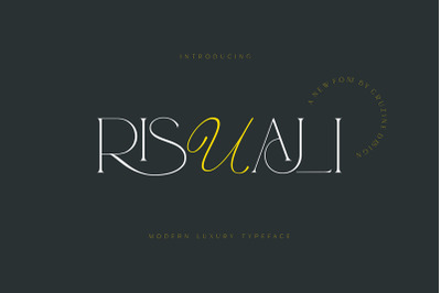 Risuali - Luxury Typeface