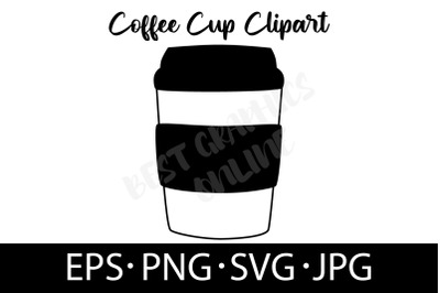 Coffee Cup SVG Files Coffee Takeaway Cup Vector File