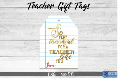 Teacher Gift Tag Sublimation | Teacher Tag PNG Design | Gift Label