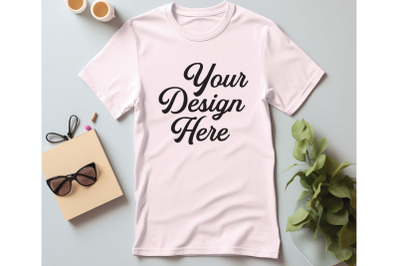 Bella Canvas 3001 T-shirt Mockups, Bella Canvas Girl Mockups, Digital