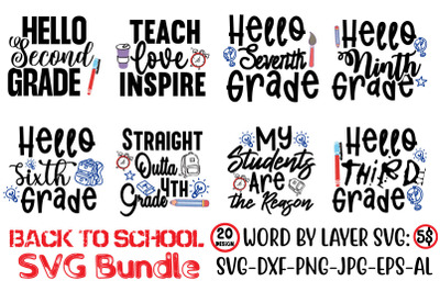 Back to School SVG Bundle&2C;Back to School Svg Bundle&2C;SVGs&2C;quotes-and-sa