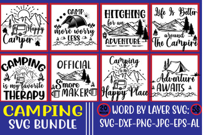 Camping SVG Bundle&2C;camping tshirt&2C; camping tee shirts&2C; family camping