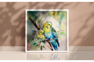 Mother Budgerigar Background