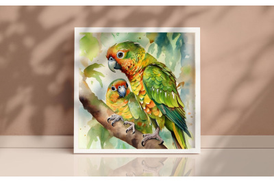 Mother Conure Background