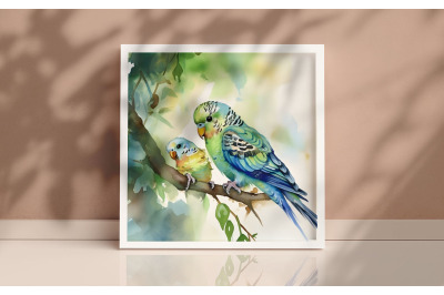 Mother Parakeet Background