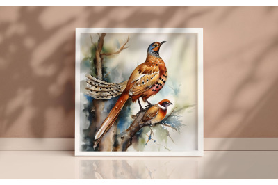 Mother Pheasant Background