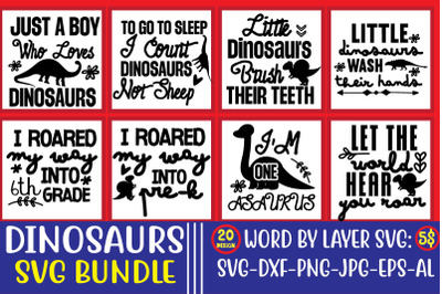 Dinosaurs SVG BUNDLE,DINOSAUR SVG BUNDLE, Dinosaurs Clipart, Svg Files