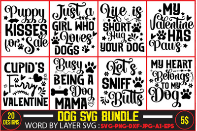 DOG SVG Bundle,Dog Bundle SVG, Dog Mom Svg, Dog Lover Svg, Cricut Svg,