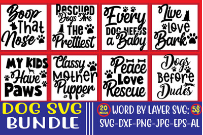 DOG SVG Bundle,Dog Bundle SVG, Dog Mom Svg, Dog Lover Svg, Cricut Svg,