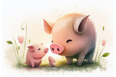 Mommy Pig and Piglet | Mothers Day Collection