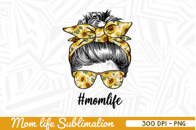 Mom Life Sunflower Bandana Mother&amp;&23;039;s Day