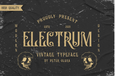 Electrum - Deco Font