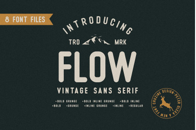 Flow Rounded Sans Family