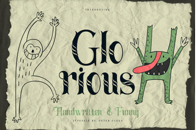 Glorious Funny &amp; Artistic Font