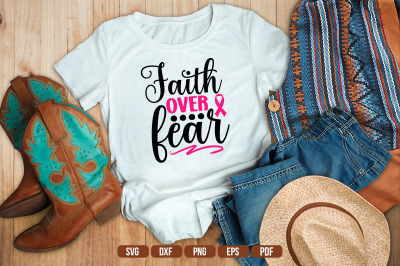 Faith Over Fear SVG