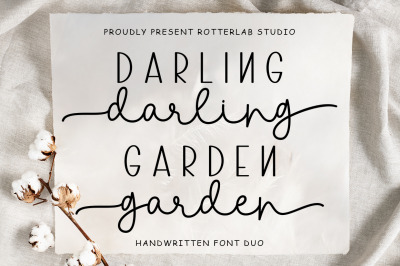 Darling Garden | Font Duo